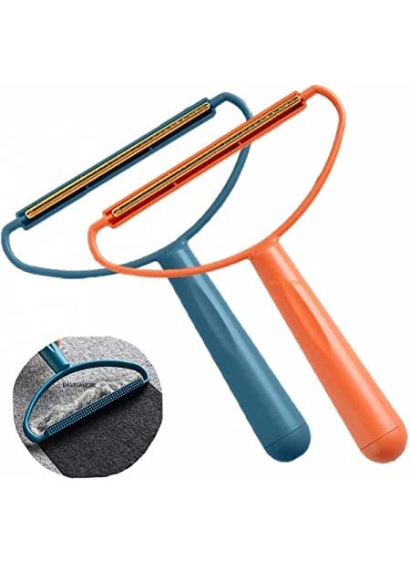 Bushra Eagle Enterprise Portable Manual Reusable LintHair Remover for Clothes and Carpet Couch ClothPack of 1  - Image 3