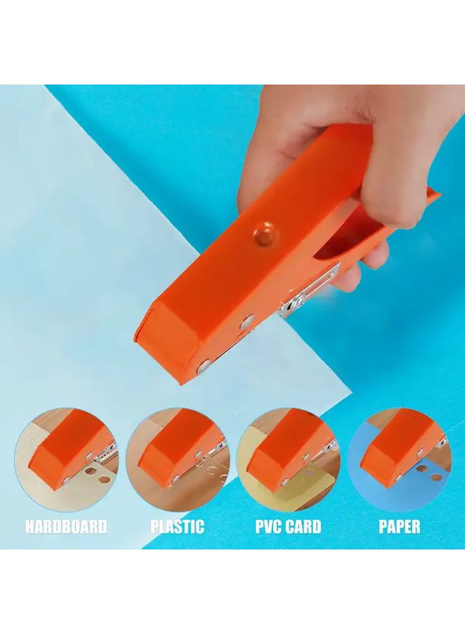 15mm Heavy Duty Manual Single Hole Punch Adjustable Ergonomic Portable Metal Tool - Image 5