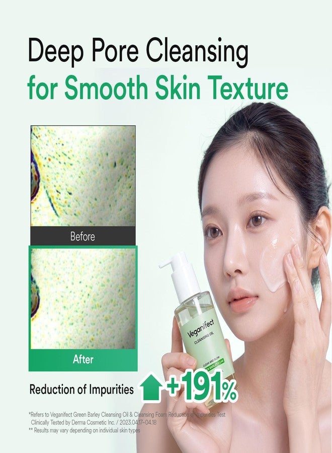 VEGANIFECT LHA Cleansing Oil, Pore Control, Blackhead Remover & Sebum Care, Gentle Melting Oil Cleanser for Face, Makeup Remover, Korean Skincare 205ml/6.93 fl oz - Image 5