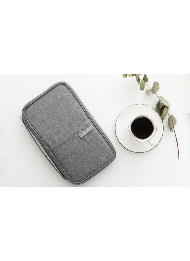 Generic Passport And Card Holder Bag Grey  - Image 4