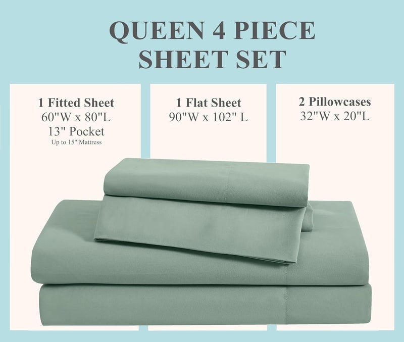TRULY SOFT طقم ملاءات ترولي سوفت اليومي الناعم حقًا - خوخي كوين - Image 4