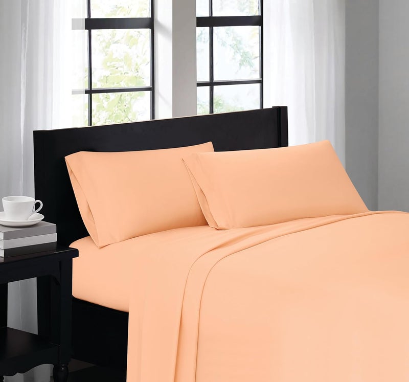 TRULY SOFT طقم ملاءات ترولي سوفت اليومي الناعم حقًا - خوخي كوين - Image 1