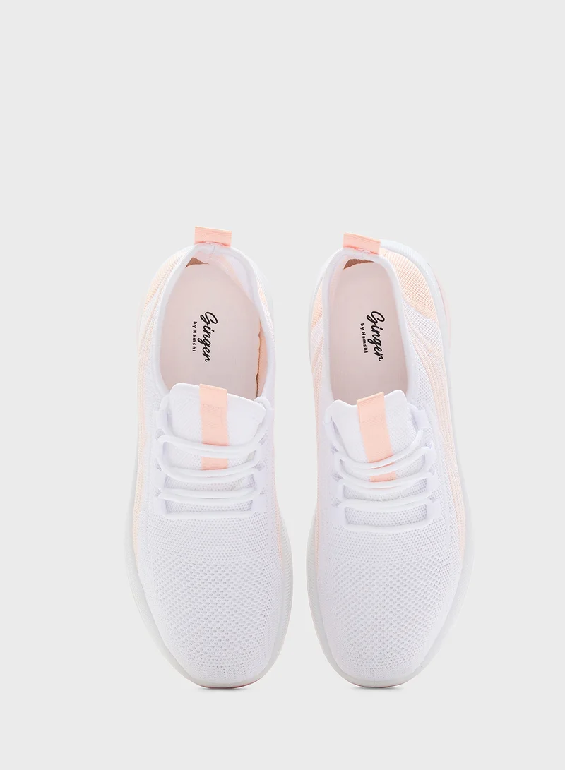 Ginger Fly Knit Breathable Comfort Sneakers