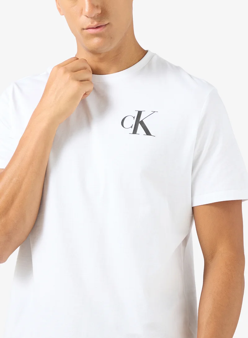 Calvin Klein Jeans  Logo Crew Neck T-Shirt for Men | Best Price UAE