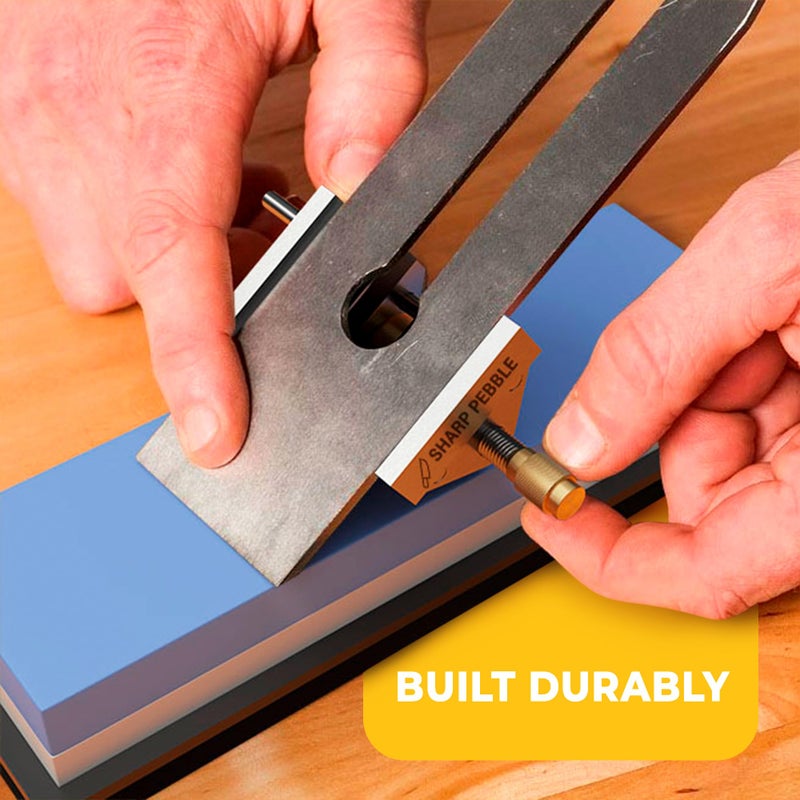Sharp Pebble Honing Guide - Chisel & Plane Sharpening Jig - Fits Chisels 0.25' to 1.96', Fits Planer Blades 1.41' to 3.22' - Image 4