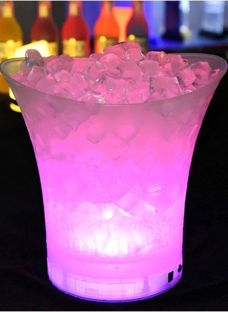 intempo - Light-Up Ice Bucket for Parties and Events - Rechargeable Bluetooth Speaker and Beverage Cooler - Image 1
