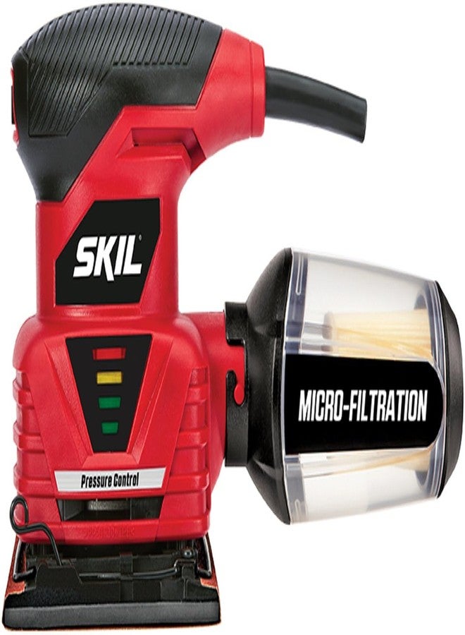 سكيل ماكينة صنفرة سكيل بالم، ورقة واحدة، 14000 دورة في الدقيقة، 2.0 أمبير، 4-1/2 بوصة × 4 بوصة - Image 1