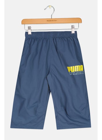 Kids Boy Regular Print Brand Logo Short, Blue - pzsku/Z74EDCA1C33B19D018EB6Z/45/1746231786/c618302d-1534-4656-863c-cc867296e8ca