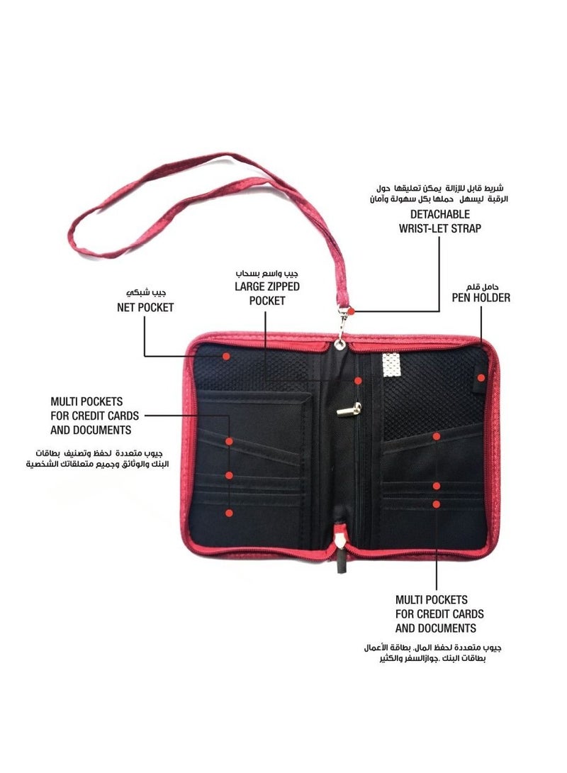 نيستر محفظة السفر لجواز السفر وحامل بطاقات الائتمان - Image 3