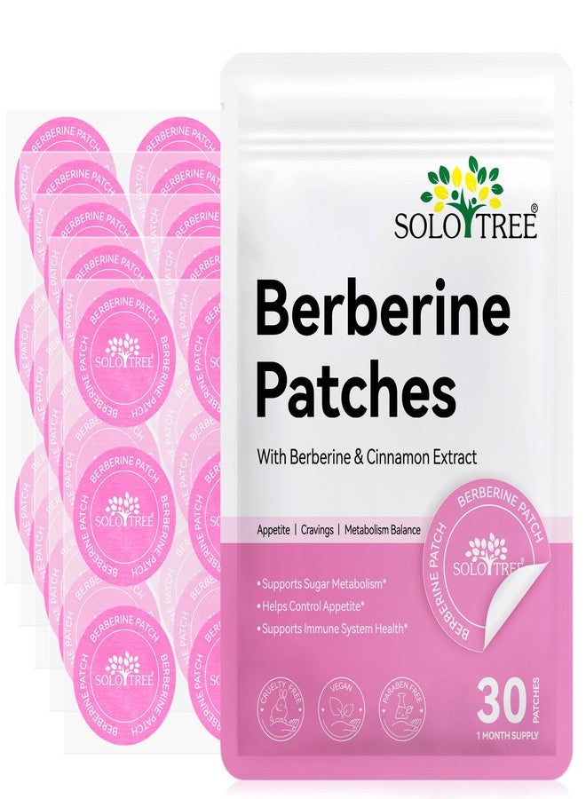 Arkture Berberine Patches for Women and Men, with Cinnamon, Pomegranate, 8-Hour Long-Lasting Formula Support, Applied to Various Parts of The Body, 30 Patches - Image 1