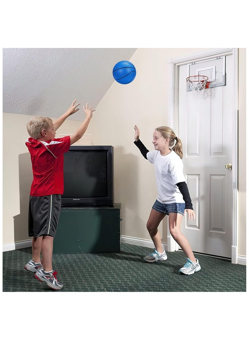 Mini Basketballs, 5 Pack 6" Inch Small Basketball Set with Pump Over The Door Mini Hoop Basketball Replacements Toy Basketball for Toddlers,Kids,Teenagers for Pool Indoors Outdoors - Image 5