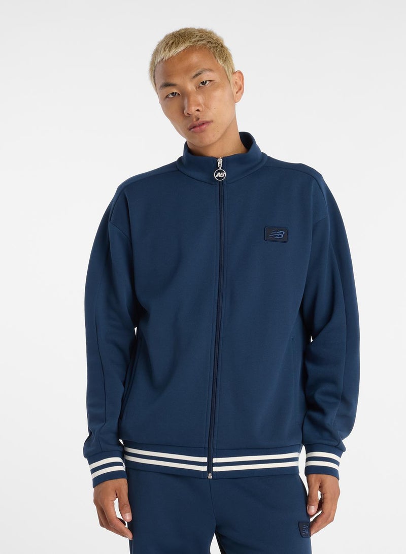 New Balance Post Season Pique Track Jacket - Image 1