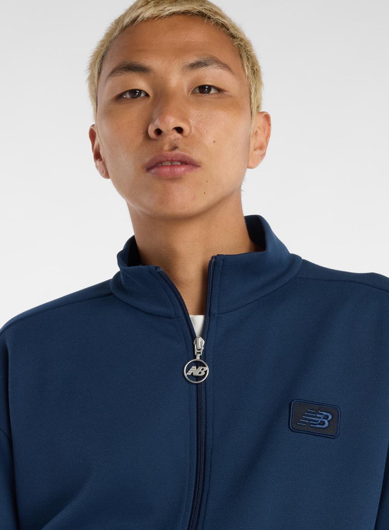 New Balance Post Season Pique Track Jacket - Image 3