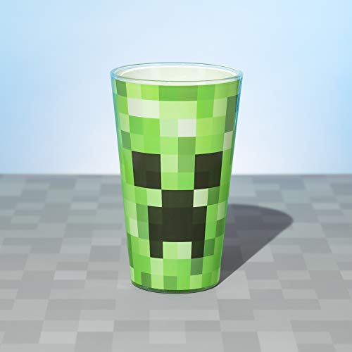 Paladone Minecraft Creeper Glass Tumbler 14 oz Officially Licensed Merchandise - Image 3