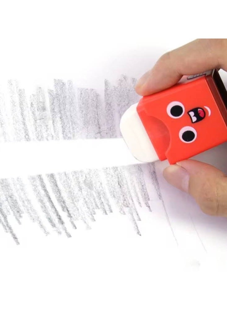 ممحاه مع براية الاستيكة و البرايا باكت بطاطس الاستيكة  ٢*١ - Image 5