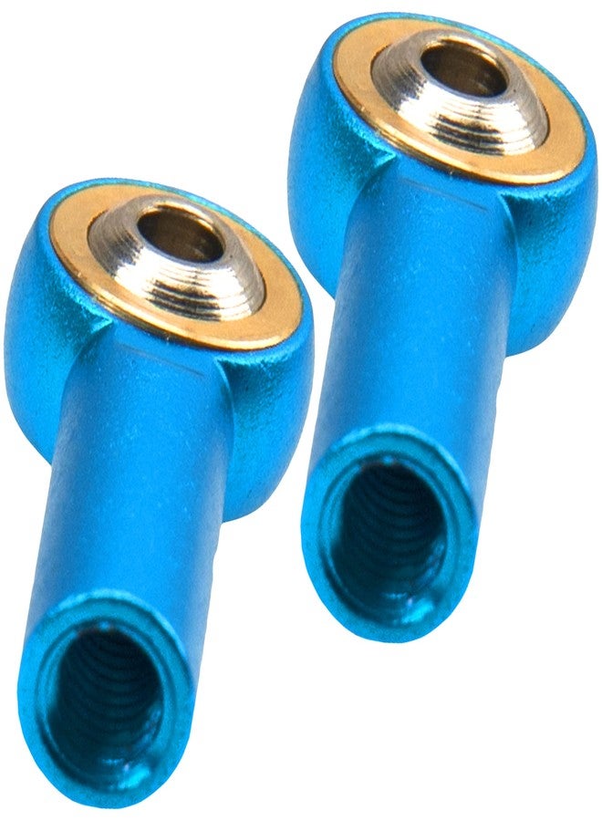 Vgoohobby 12Pack Vgoohobby Aluminum M4 Link Rod Tie Rod End Ball Head Joint Holder CW 26mm Compatible with Axial Redcat HPI Traxxas HSP 1/10 RC Car Truck Buggy Crawler (Blue) - Image 3