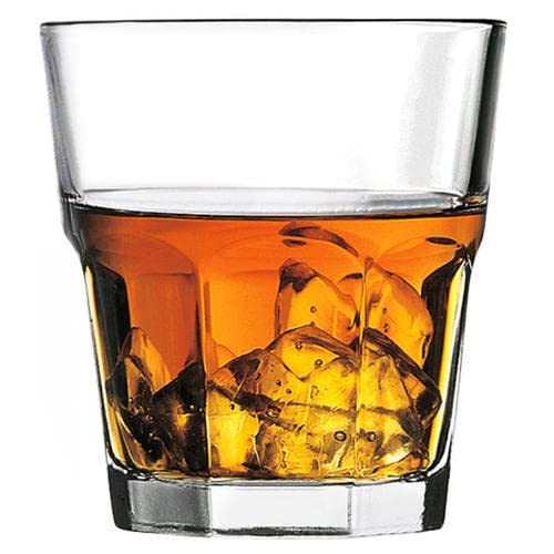 Saaikee Set of 6 Whiskey Glass for Scotch Wine Cocktail Crystal Multipurpose Use 355 ML - Image 1