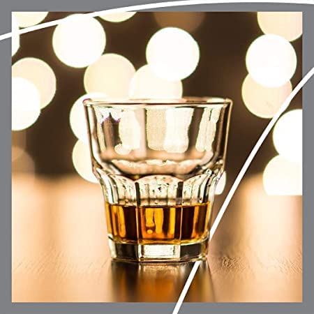Saaikee Set of 6 Whiskey Glass for Scotch Wine Cocktail Crystal Multipurpose Use 355 ML - Image 4