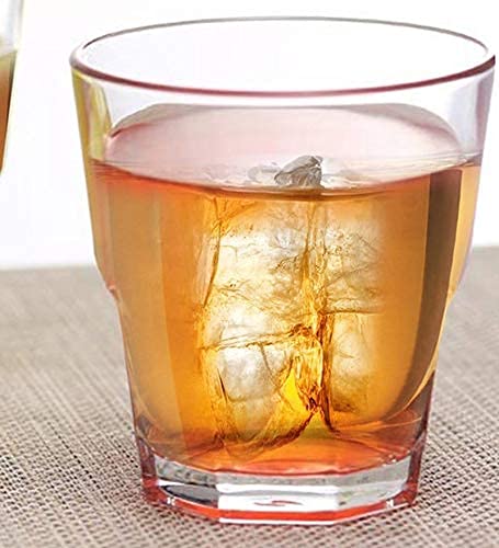 Saaikee Set of 6 Whiskey Glass for Scotch Wine Cocktail Crystal Multipurpose Use 355 ML - Image 2