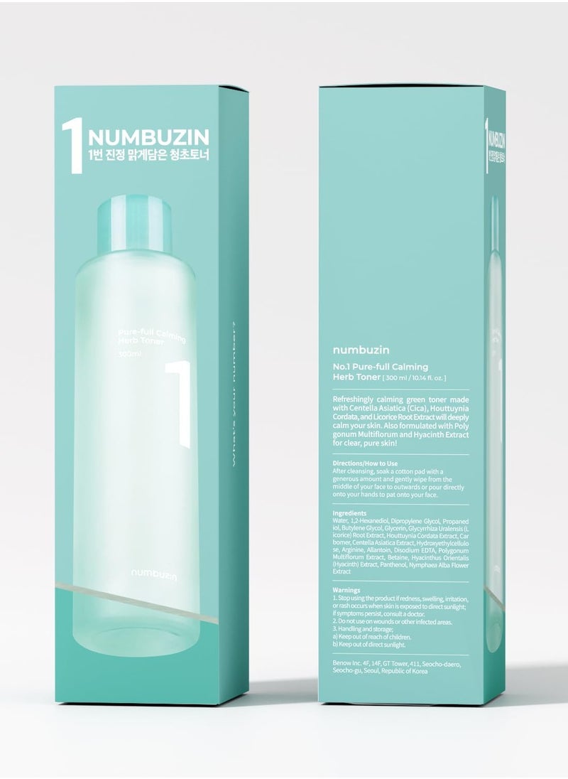 Nombozin No.1 Pure Complete Soothing Herbal Toner 300ml - pzsku/Z74EE3F0D10CC8E71E7ACZ/45/_/1736239271/ea22f485-a718-481d-bfc8-ab13b96f5ebd