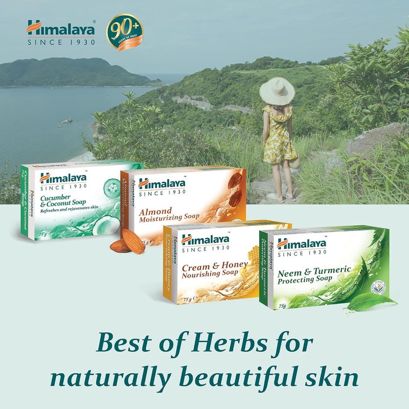 Himalaya Herbals Refreshing Cucumber Soap  Coconut Soap 75gm - Image 5
