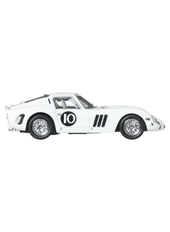 Hot Wheels Car Culture Premium 1:64 Scale Die-Cast Toy Ferrari 250 GTO, Collectible Vehicle with Real Riders Tires & Metal/Metal Body & Chassis - Image 4