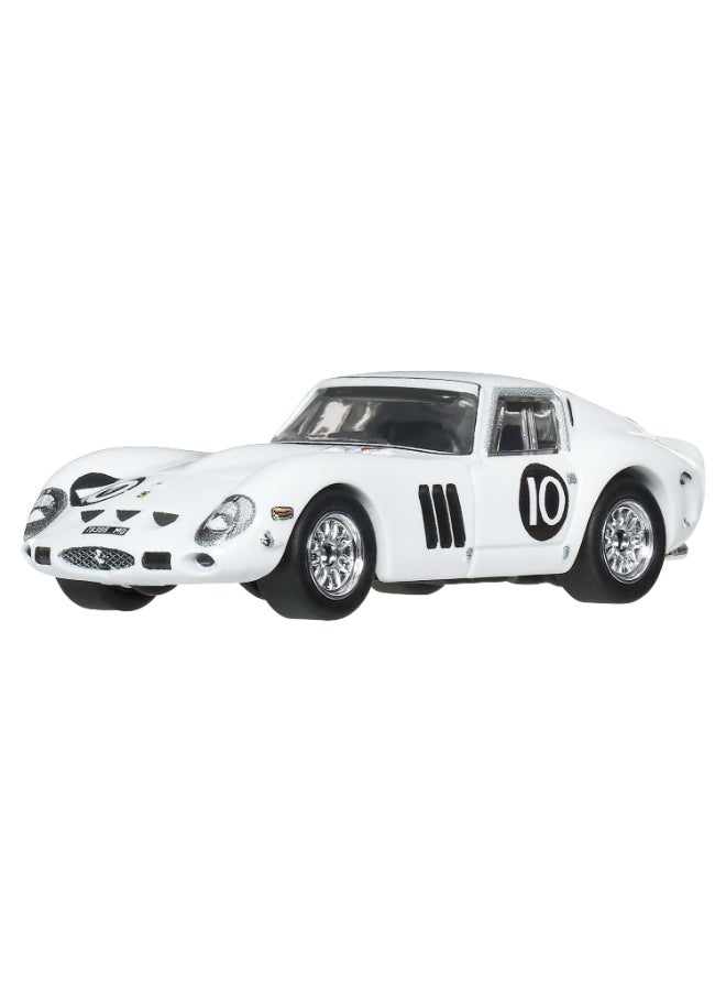 Hot Wheels Car Culture Premium 1:64 Scale Die-Cast Toy Ferrari 250 GTO, Collectible Vehicle with Real Riders Tires & Metal/Metal Body & Chassis - Image 5