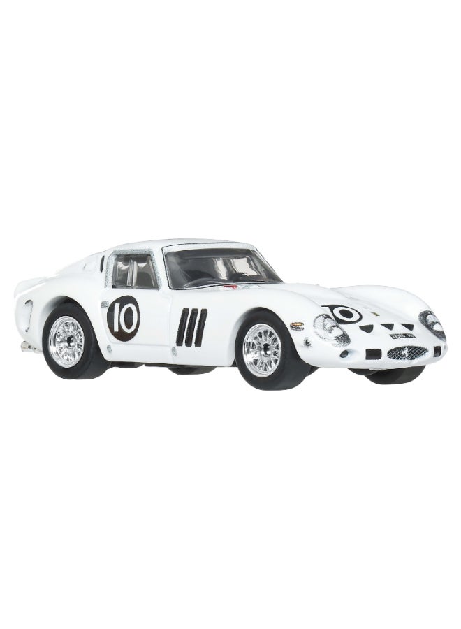 Hot Wheels Car Culture Premium 1:64 Scale Die-Cast Toy Ferrari 250 GTO, Collectible Vehicle with Real Riders Tires & Metal/Metal Body & Chassis - Image 2