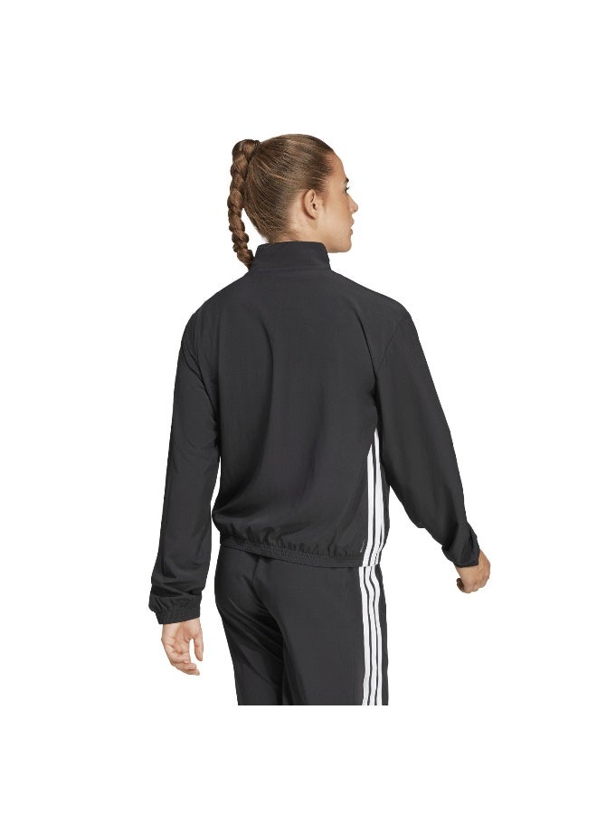 Adidas Adidas We 3S Woven Jkt Black Track Top Track Tops For Women - Image 3