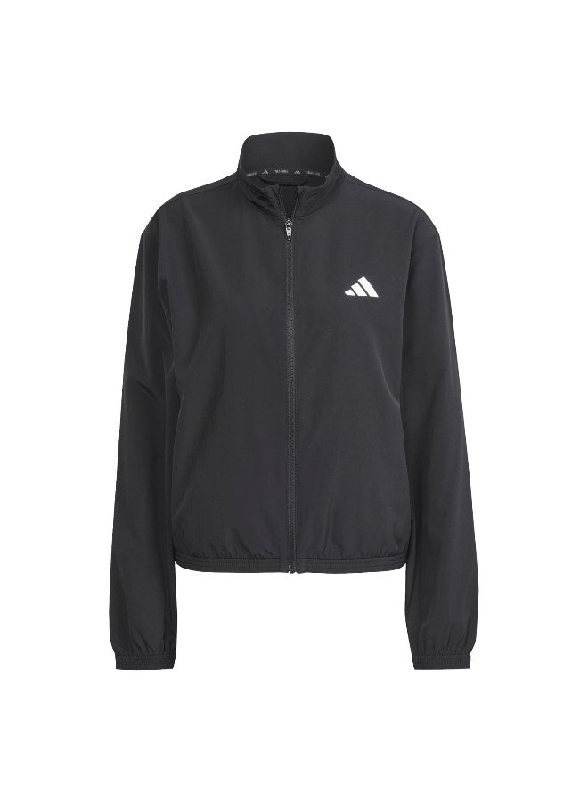 Adidas Adidas We 3S Woven Jkt Black Track Top Track Tops For Women - Image 1