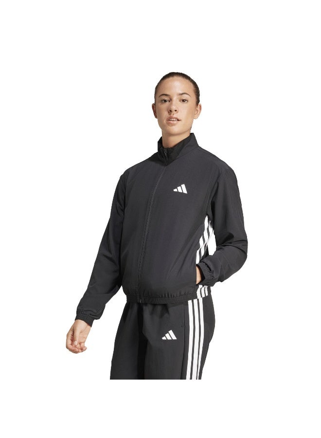 Adidas Adidas We 3S Woven Jkt Black Track Top Track Tops For Women - Image 2