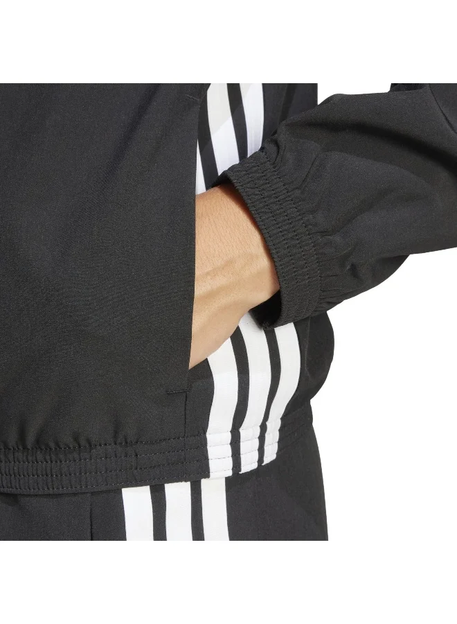 Adidas Adidas We 3S Woven Jkt Black Track Top Track Tops For Women