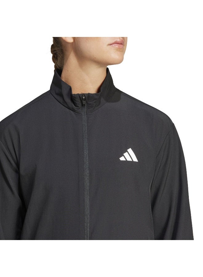 Adidas Adidas We 3S Woven Jkt Black Track Top Track Tops For Women - Image 5