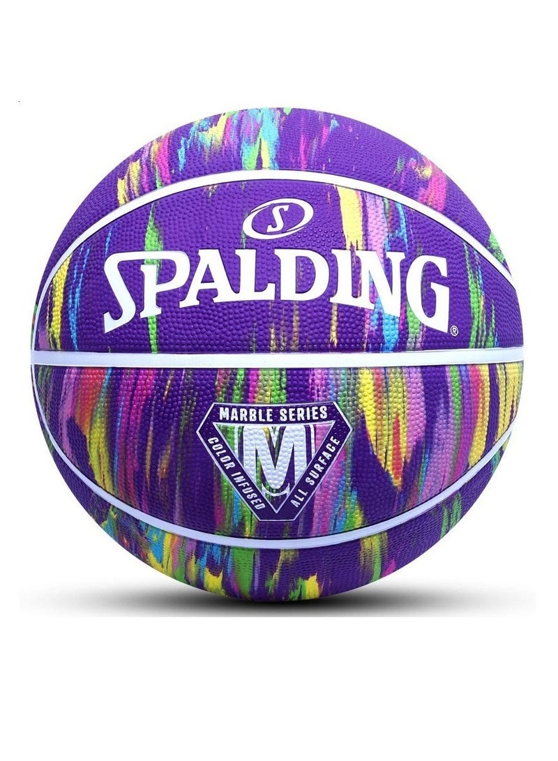 SPALDING Rubber No.7 Graffiti Outdoor Flower Ball Cool Street Basketball - Image 2