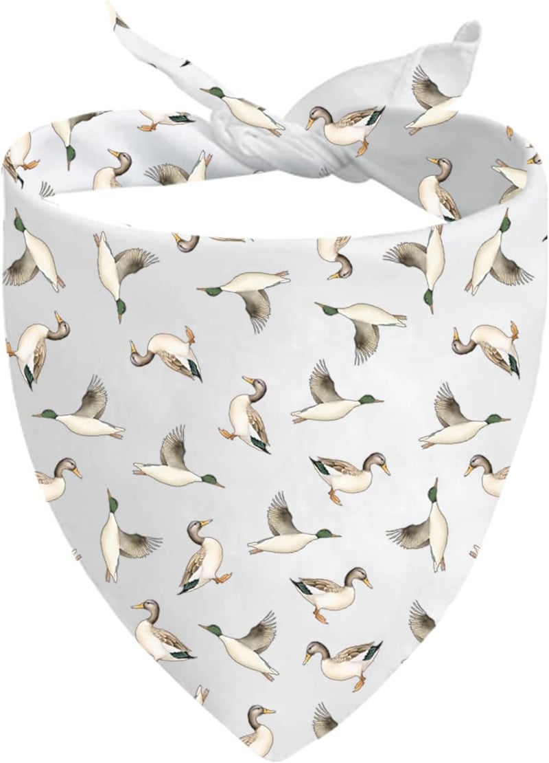 JXGZSO 1 Piece Mallard Flying Duck Dog Bandana Flying Ducks Dog Bandana Flying Duck Dog - Image 1