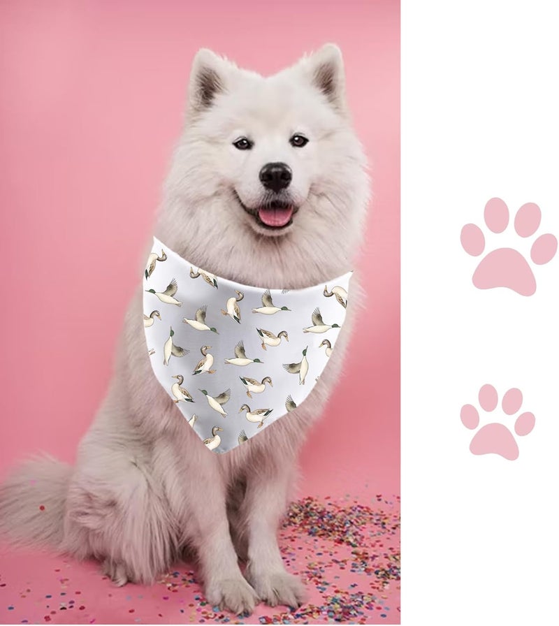 JXGZSO 1 Piece Mallard Flying Duck Dog Bandana Flying Ducks Dog Bandana Flying Duck Dog - Image 5
