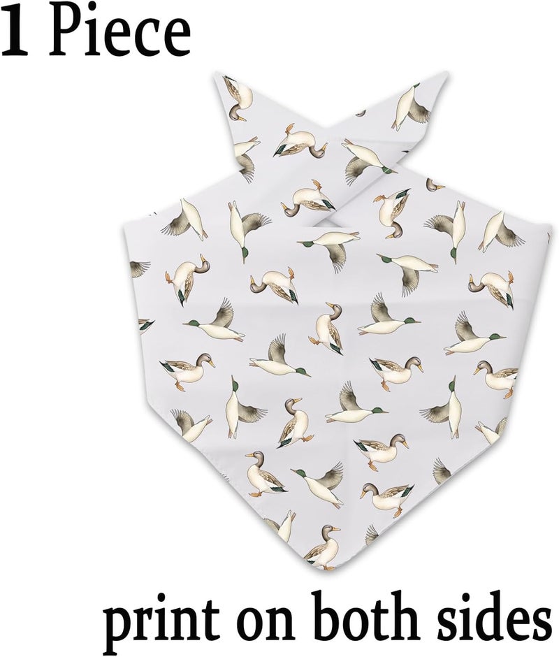 JXGZSO 1 Piece Mallard Flying Duck Dog Bandana Flying Ducks Dog Bandana Flying Duck Dog - Image 2