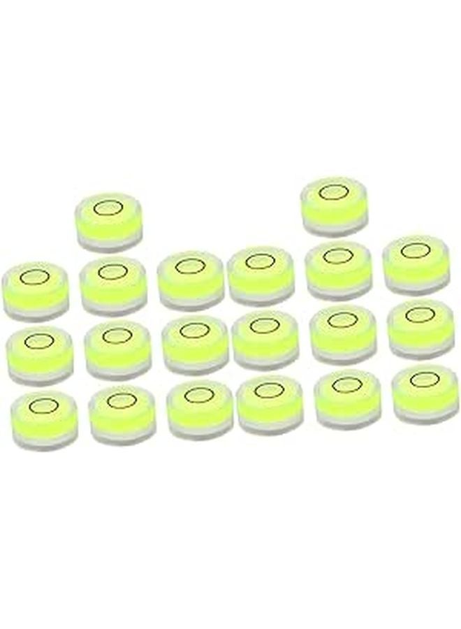20 Pcs Round Bubble Level High Precision Circular Spirit Level For Picture Frames Mounting Home Projects - Image 1