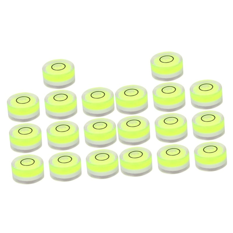 20 Pcs Round Bubble Level High Precision Circular Spirit Level For Picture Frames Mounting Home Projects - Image 2