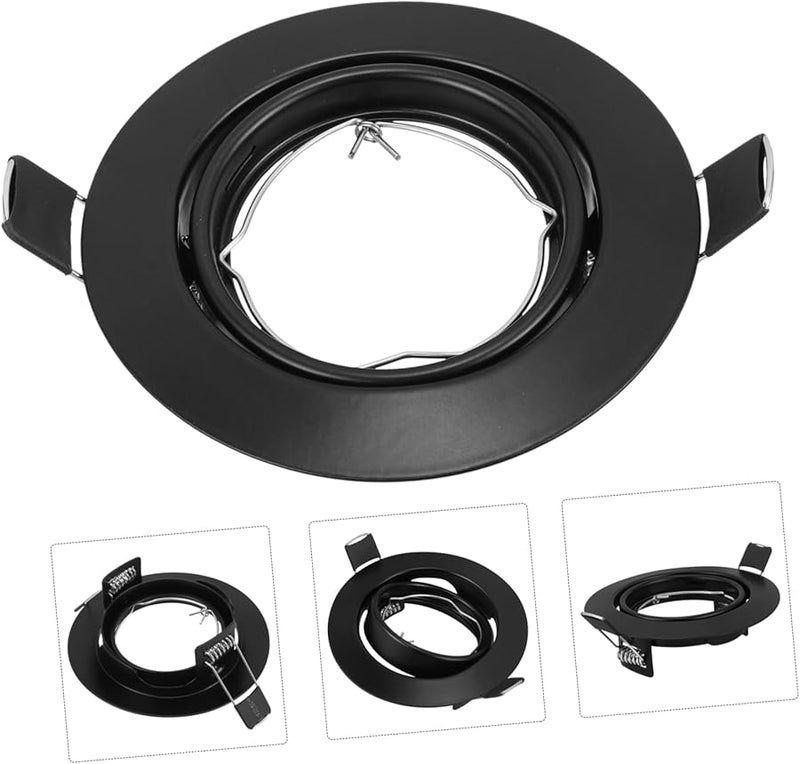 Decorative Baffle Trim Frame For Recessed Lighting Easy Install Compatible Standard Lights - Image 3