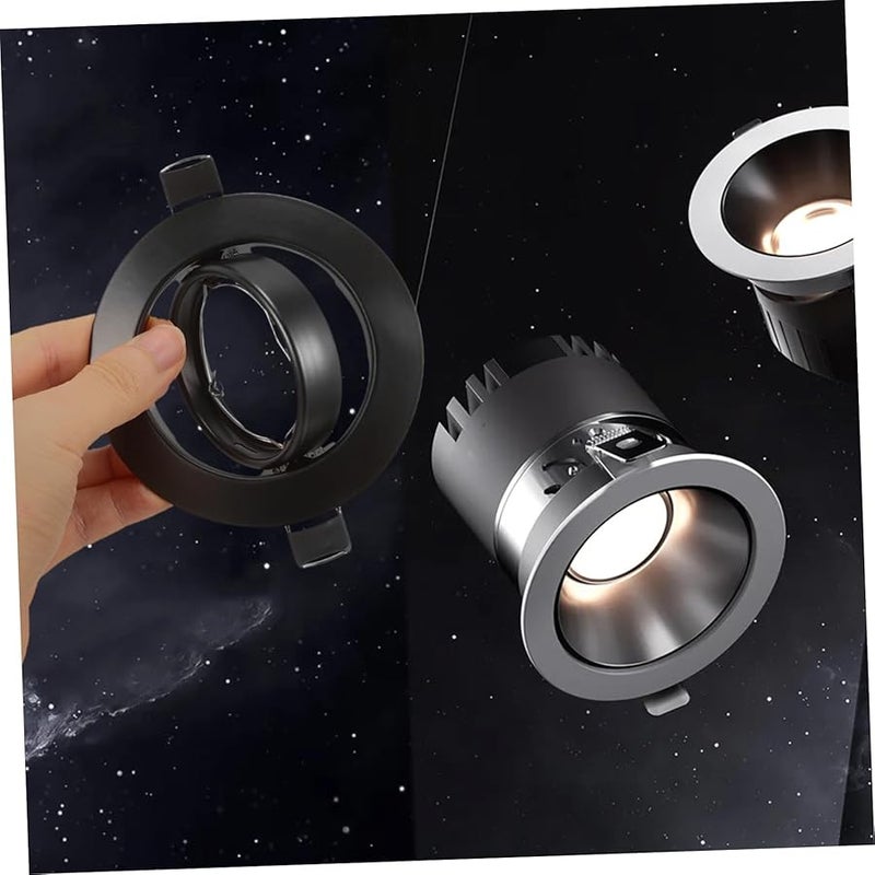 Decorative Baffle Trim Frame For Recessed Lighting Easy Install Compatible Standard Lights - Image 5