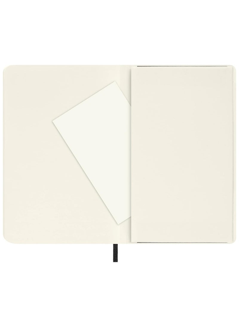 MOLESKINE 1-Piece Classic Pocket Size Soft Cover Plain Notebook 9x14cm Size Black - Image 3