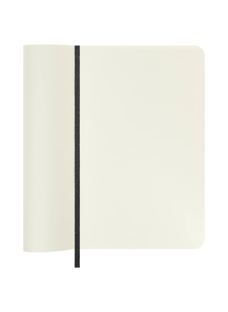 MOLESKINE 1-Piece Classic Pocket Size Soft Cover Plain Notebook 9x14cm Size Black - Image 2