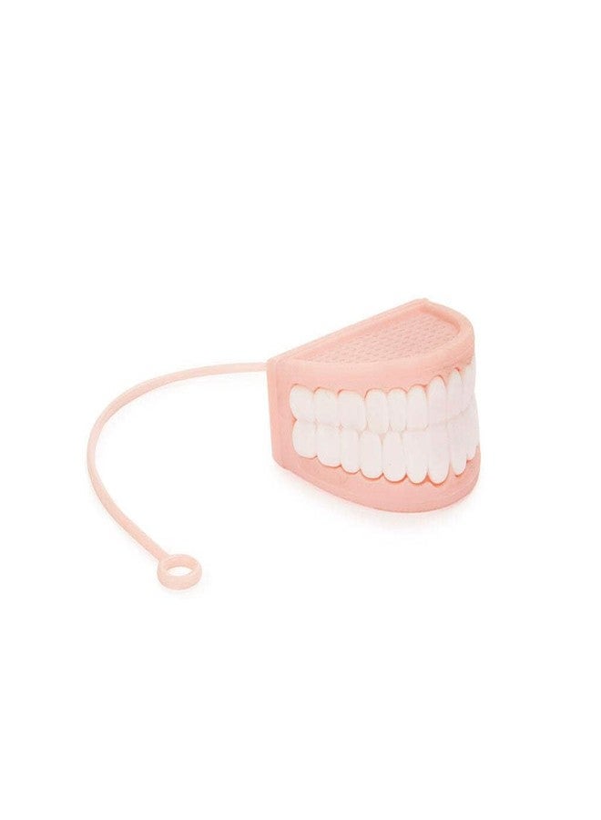 Balvi TEAth Tea Infuser - Silicone - Pink - Denture Shaped - 1 Count - Image 1