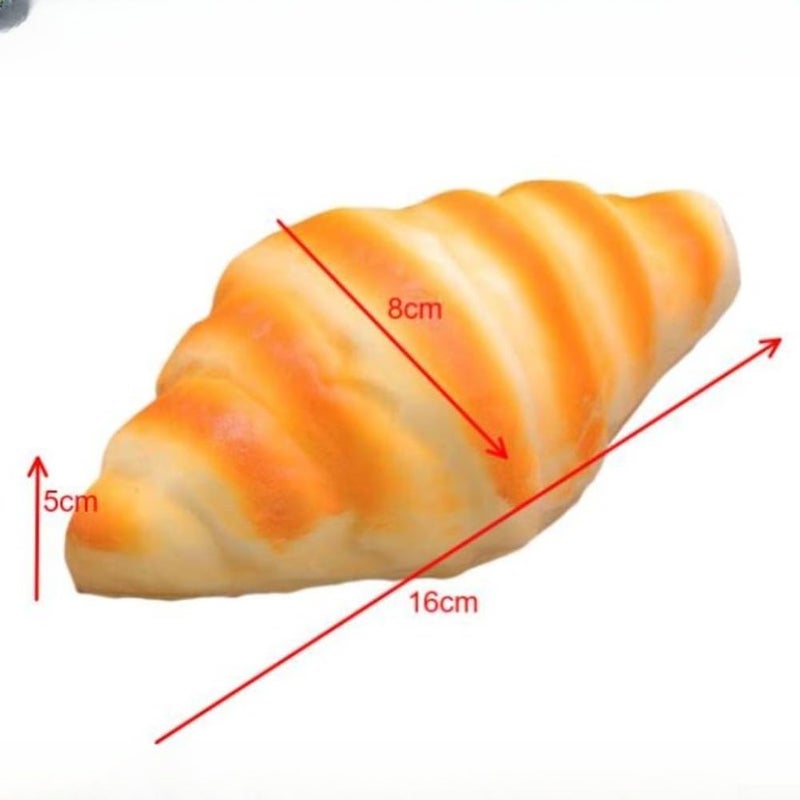 Realistic Conch Bread Decorative Model Soft PU Sponge For Bakery Display Home Decor Photography Prop - Image 3