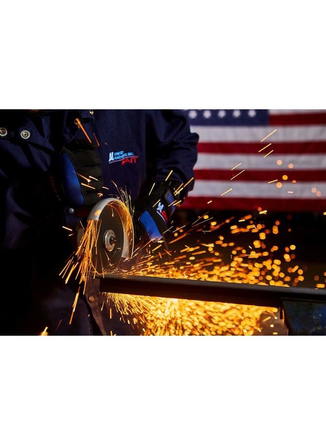 United Abrasives عجلات قطع عامة SAIT 23107 A60S (النوع 1/النوع 41 مسطحة) 7" x .045" x 5/8"، عبوة 50 - Image 5