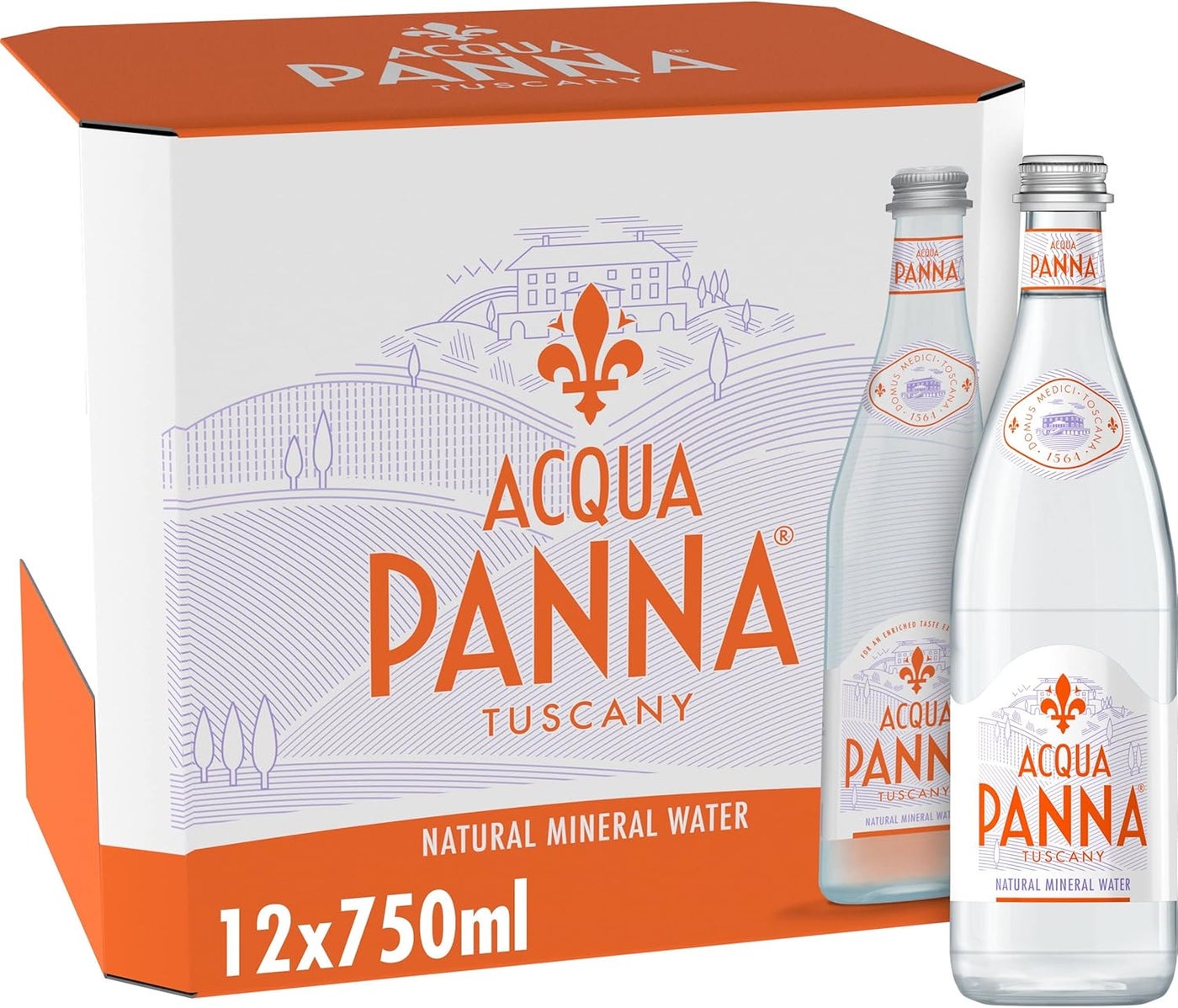 Acqua Panna Still Natural Mineral Water 12x750ml