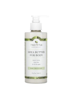 Tree to Tub Tree To Tub, Shea Butter Moisturizing Body Lotion, Non-Greasy, Hydrating for Dry, Sensitive Skin, Unscented, 8.5 fl oz (250 ml)  - Image 1