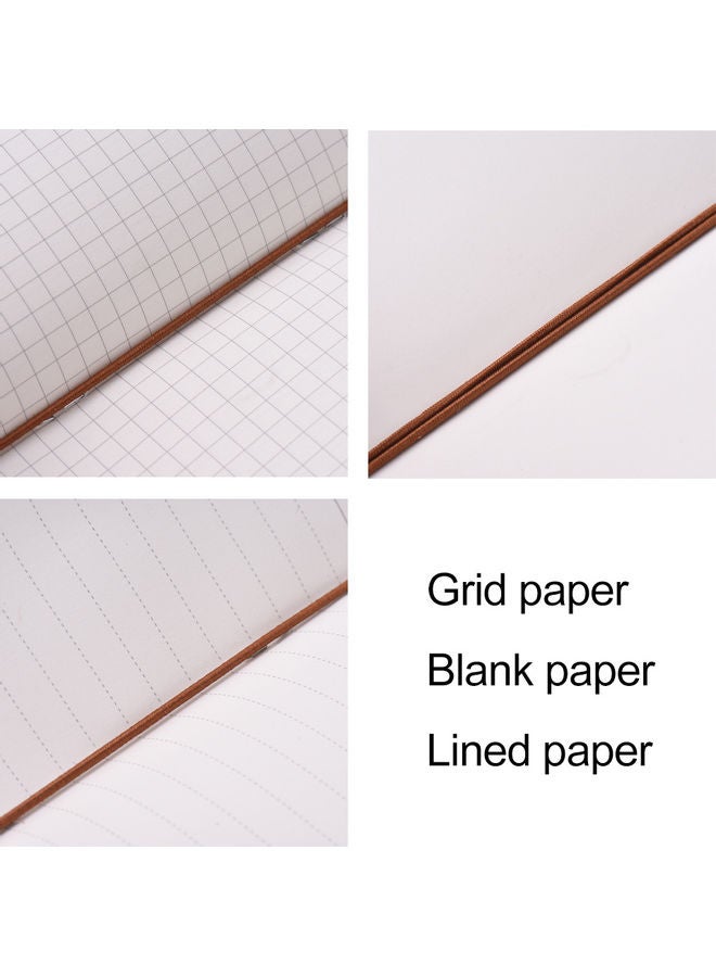 إسكدنيا دفتر ملاحظات للسفر مصنوع من الجلد أسود - Image 3