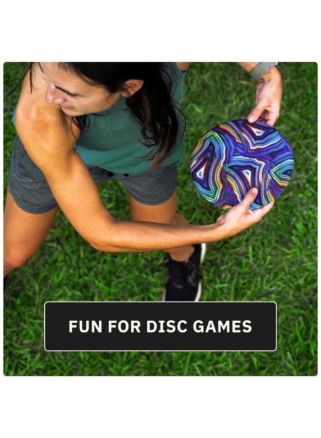 Waboba Wingman Pro - Foldable Silicone Flying Disc - Fly Straight and Far - Perfect for Kids and Adults - Neon Waves - Image 4